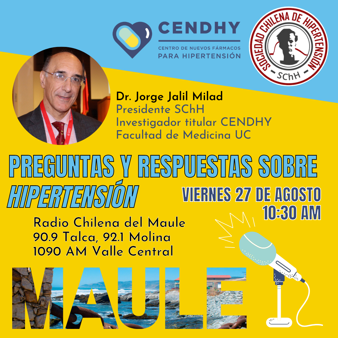 Dr Jalil en Radio Chilena del Maule Hipertensión